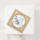 ローローカルハニーネックラベルクラフトワイルドフラワー フェイバータグ (インサイチュ)