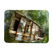 ローワンのマグネットのベッドに木製葉のボート マグネット (横)