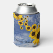 ローワンの飲み物、ひまわり、空 缶クーラー (缶裏面)