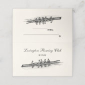 ローワーズクルーチーム座席表エスコートカードアイボリー プレイスカード (外部開封)