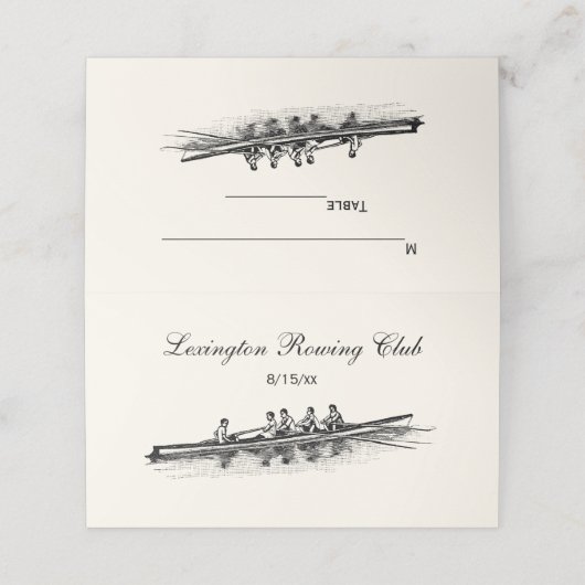 ローワーズクルーチーム座席表エスコートカードアイボリー プレイスカード (外部開封)