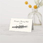 ローワーズクルーチーム座席表エスコートカードアイボリー プレイスカード (正面)