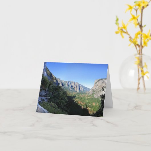 ローワーフォーマイルトレイル – ヨセミテバレー カード (黄色い花)