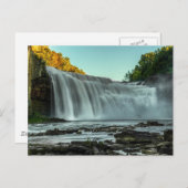 ローワー・フォールズ、ジーニーシー川 ポストカード (正面/裏面)