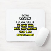 ローンおもしろいオフィサーTシャツ及びギフト マウスパッド (マウス)