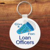 ローンの役員に大声で叫ぶ キーホルダー (正面)