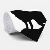 ローンウルフが丘に立つ ネクタイ (ロール)