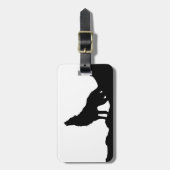 ローンウルフが丘に立つ ラゲッジタグ (正面縦)