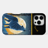 ローンウルフが月でハウズ iPhoneケース (裏面横)