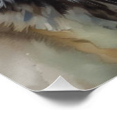 ローンウルフやる気を起こさせるア感動的ート ポスター (コーナー)