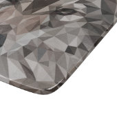 ローンウルフジオメトリックポートレート カッティングボード (角)