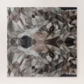 ローンウルフジオメトリックポートレート ジグソーパズル (横)