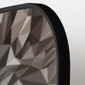 ローンウルフジオメトリックポートレート ピックルボールラケット (左詳細)