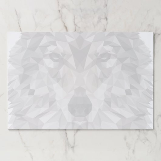 ローンウルフジオメトリックポートレート ペーパーパッド (正面)