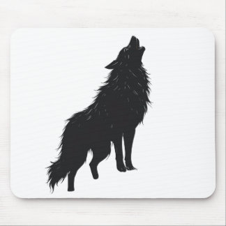 🐺ローンウルフハウリングデザインマウスパッド マウスパッド