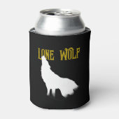 ローンウルフ男性シグマモダンミニマル 缶クーラー (缶正面)