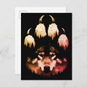 ローンウルフ。ワイルドソウル ポストカード (正面/裏面)