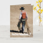 ローンカウボーイ カード (黄色い花)