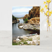 ローンカヌグリーティ空白のングカード カード (黄色い花)