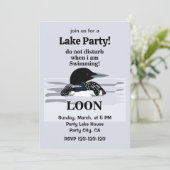 ローンコモンの鳥のパーティーで湖 招待状 (スタンド正面)