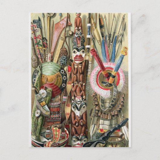 ローンゴ海岸の村長 ポストカード (正面)