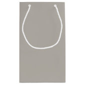 ローンサンドドル – 木炭グレー – ビーチ結婚式 スモールペーパーバッグ (裏面)