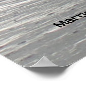 ローンサンドパイパーアットワトソンビルビーチ ポスター (角)