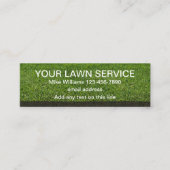 ローンサーシンプルビス予算名刺 スキニー名刺 (正面)