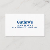 ローンサービスビジネスカード(緑と青) 名刺 (裏面)