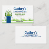 ローンサービスビジネスカード(緑と青) 名刺 (正面/裏面)