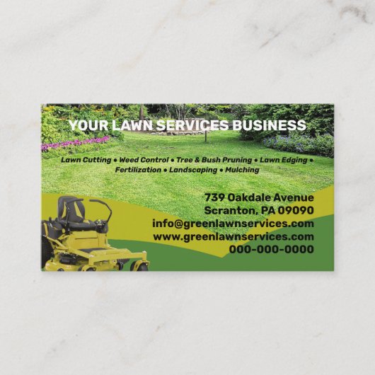 ローンサービス会社の名刺 名刺 (正面)