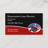 ローンサービス愛モダン国デザイン 名刺 (正面)