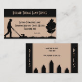 ローンサービス風景タンビジネスカード 名刺 (正面/裏面)