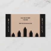 ローンサービス風景タンビジネスカード 名刺 (裏面)