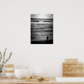 ローンサーファーB&W ポスター (キッチン)