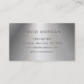 ローンサー気にビス用金属名刺 名刺 (裏面)