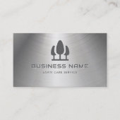 ローンサー気にビス用金属名刺 名刺 (正面)