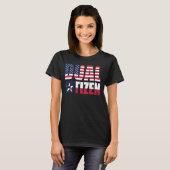 ローンスターおもしろい州テキサス州二重市民 Tシャツ (正面フル)