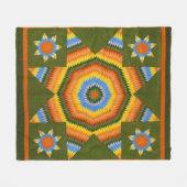 ローンスターキルト フリースブランケット (正面(横))