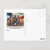 ローンスタープライド:テキサス州独立記念日 ポストカード (裏面)