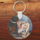 ローンスターロングホーン キーホルダー (正面)