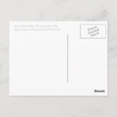 ローンスター国旗 ポストカード (裏面)