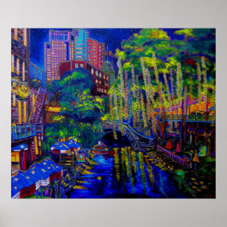 ローンスター夕べプリント ポスター