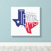 ローンスター州 キャンバスプリント (インサイチュ (ウッドフロア))