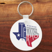 ローンスター州 キーホルダー (正面)