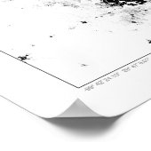 ローンスター都市国勢調査マップ ポスター (角)