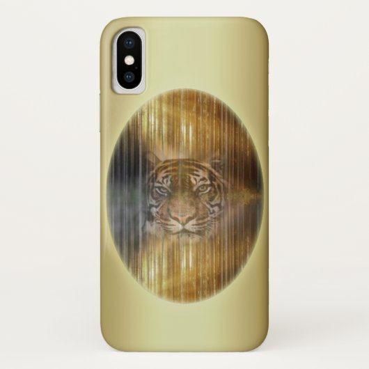 ローンタイガーデザイン Case-Mate iPhoneケース (裏面)