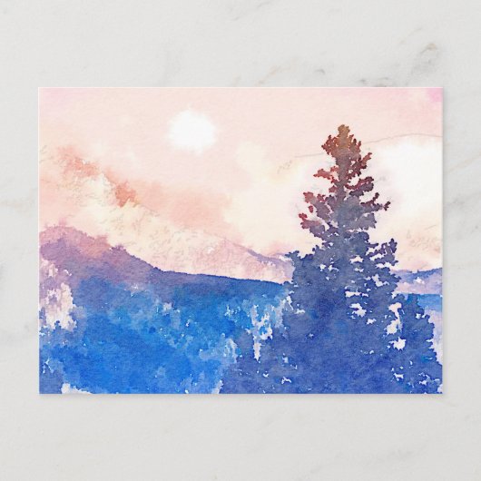 ローンツリーウォーターの色 ポストカード (正面)