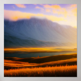 ローンツリーバイザマウンテンポスター ポスター