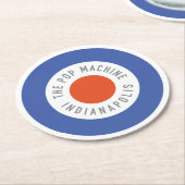 ローンデルパーティーコースター ラウンドペーパーコースター (アングル)